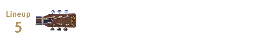 line up 5　当時のヤマキ楽器、八潮楽器が受注製造